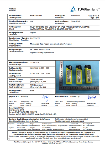 ISO9994 for WK56 from TUV